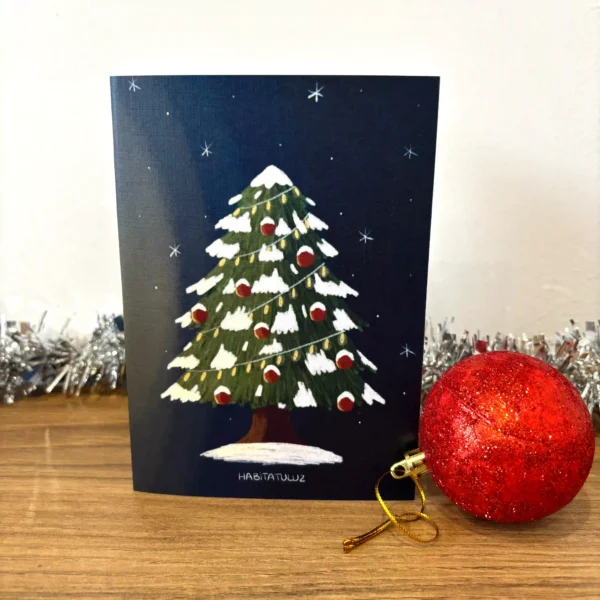 Postal Navidad Árbol