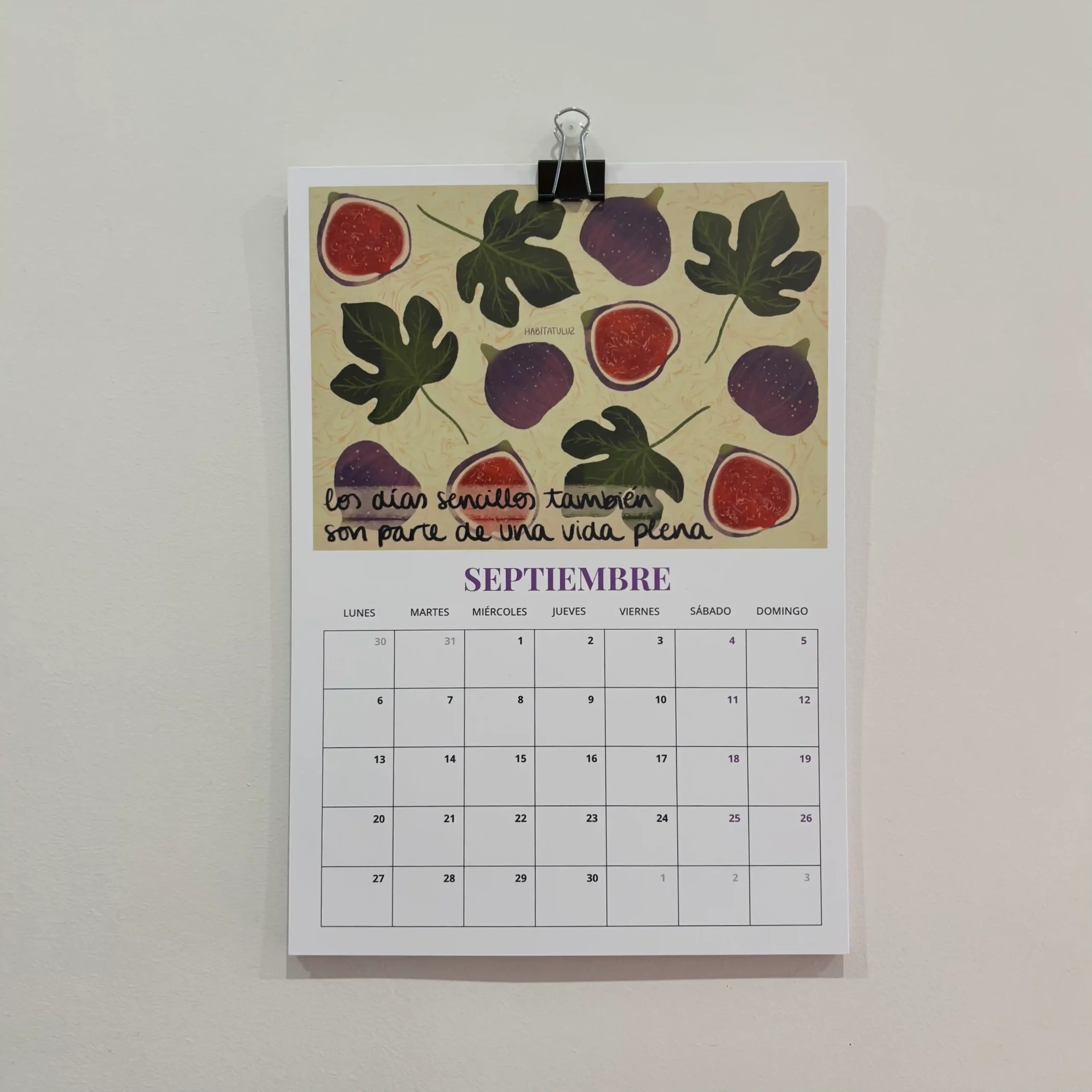 Calendario ilustrado 2027 frutas - Imagen 6